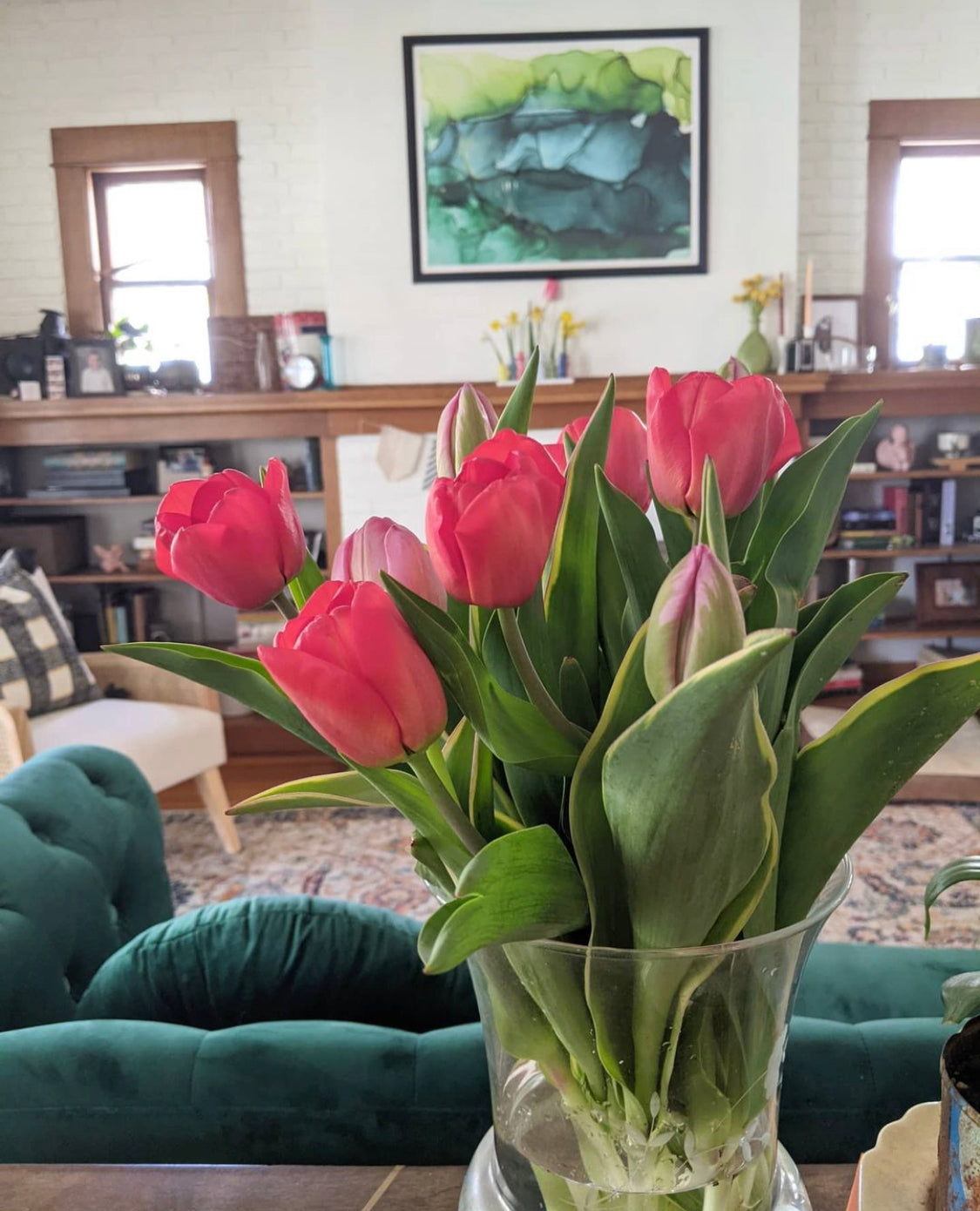 Green Dream - Abstract Art Print