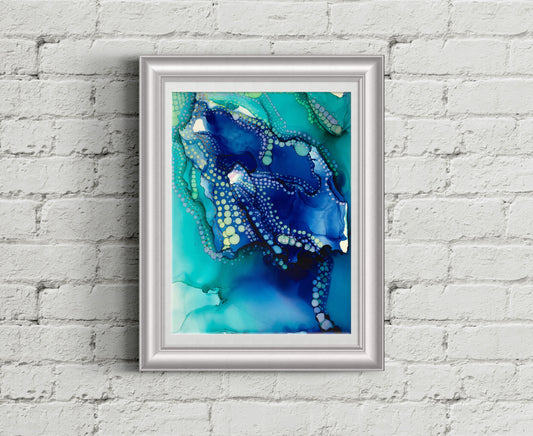 Sting Like A Butterfly - Abstract Art Print