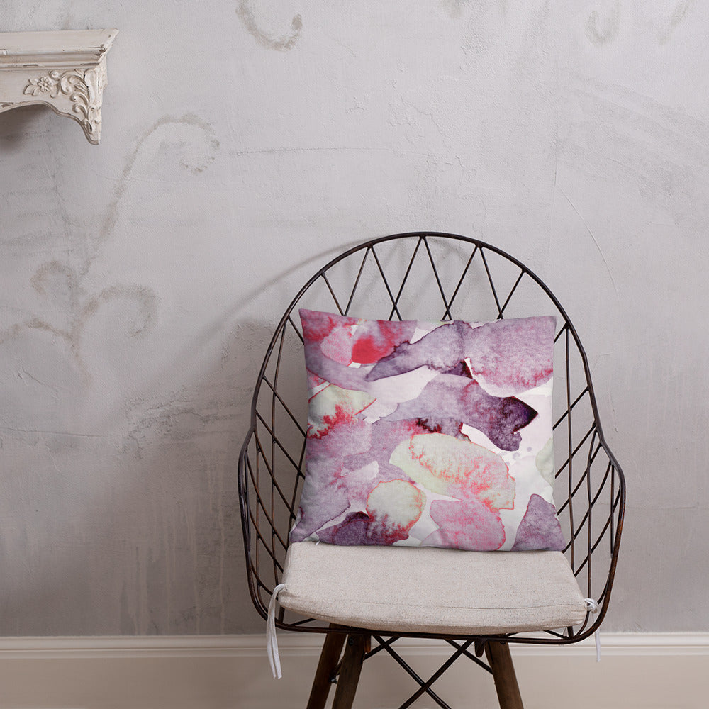 "Spring Awakening" Abstract Throw Pillows