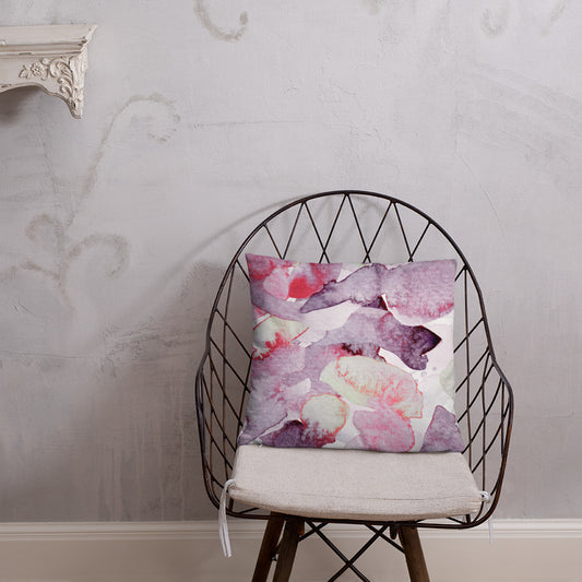 "Spring Awakening" Abstract Throw Pillows