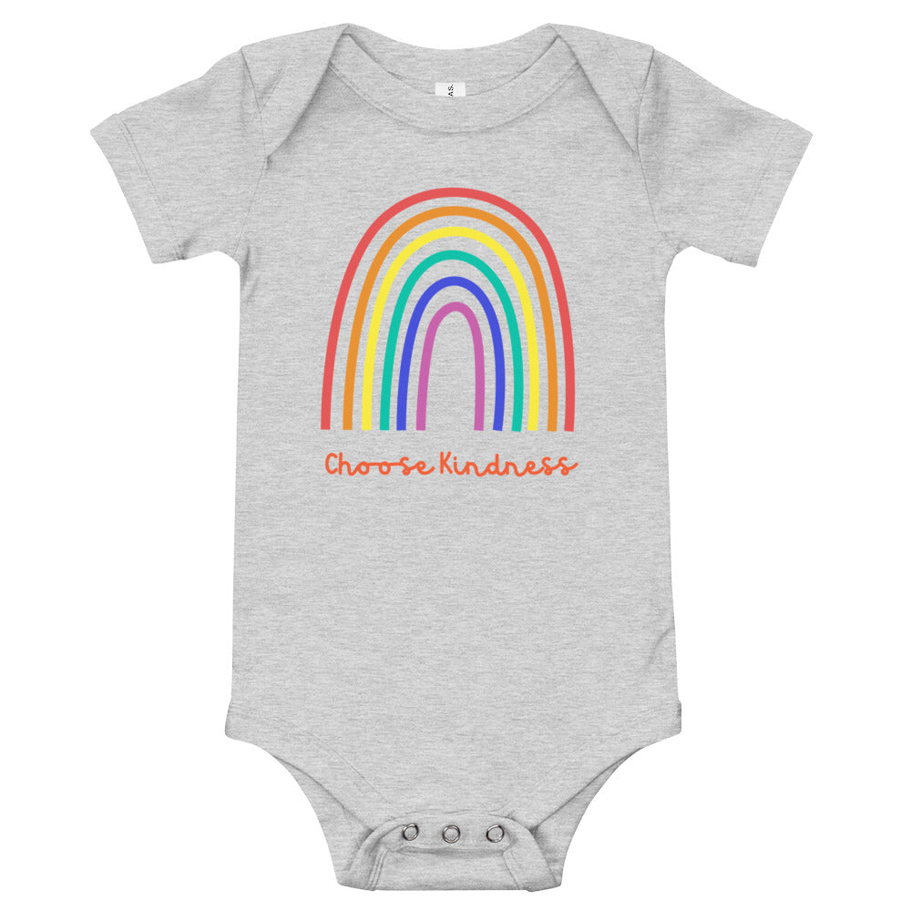 Choose Kindness Rainbow Baby Onesie