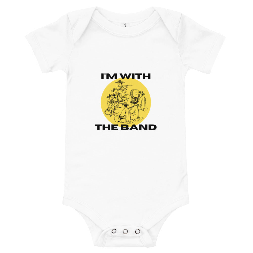 I'm With The Band Baby Onesie