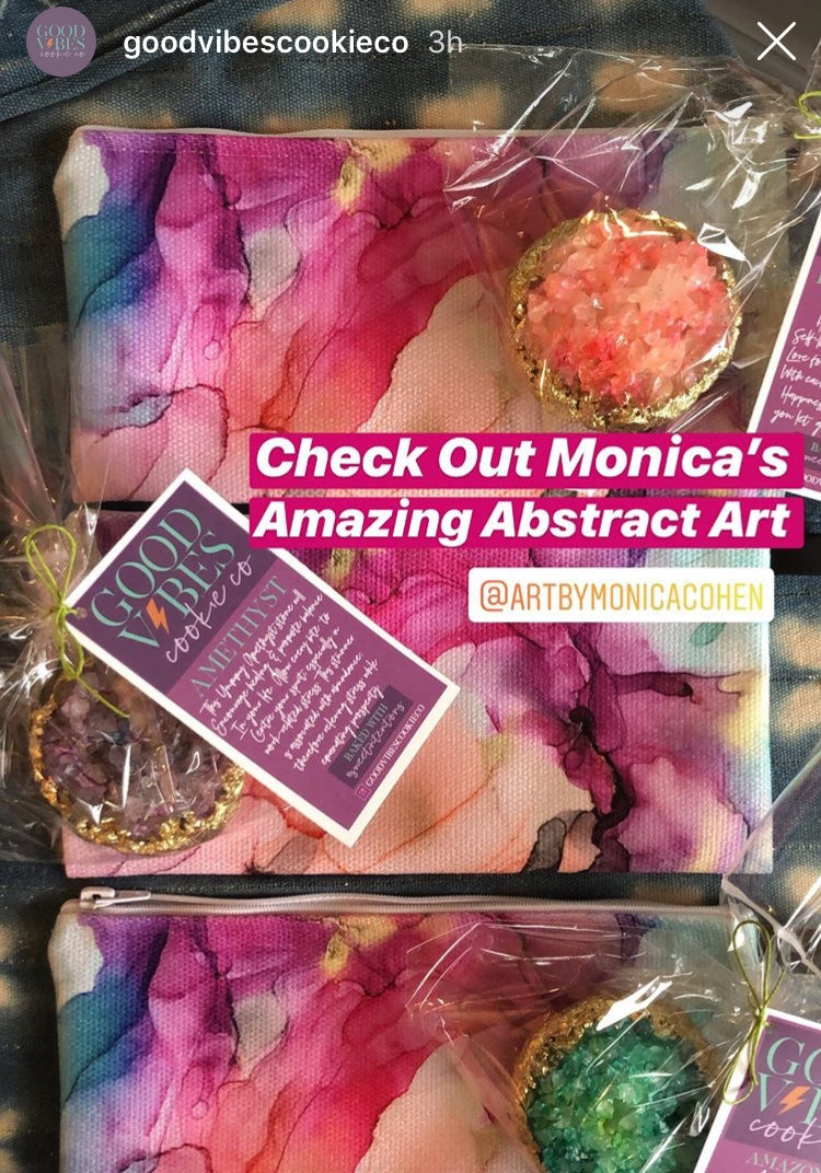 Accessory Bag | Quiet Chaos - Art By Monica X Good Vibes Cookie Co.