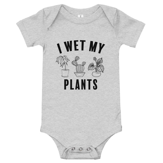 I Wet My Plants Baby Onesie