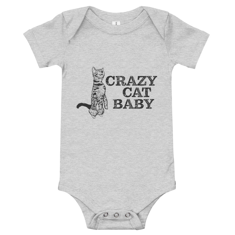 Crazy Cat Baby (Lady) Onesie