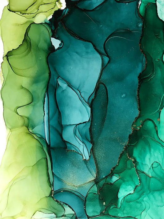 Green Dream - Abstract Art Print