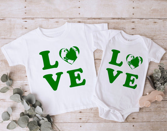 Love Your Planet Earth Onesie | Toddler Top