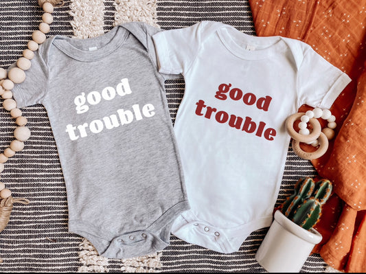 Good Trouble Onesie | John Lewis Quote | Toddler Shirt