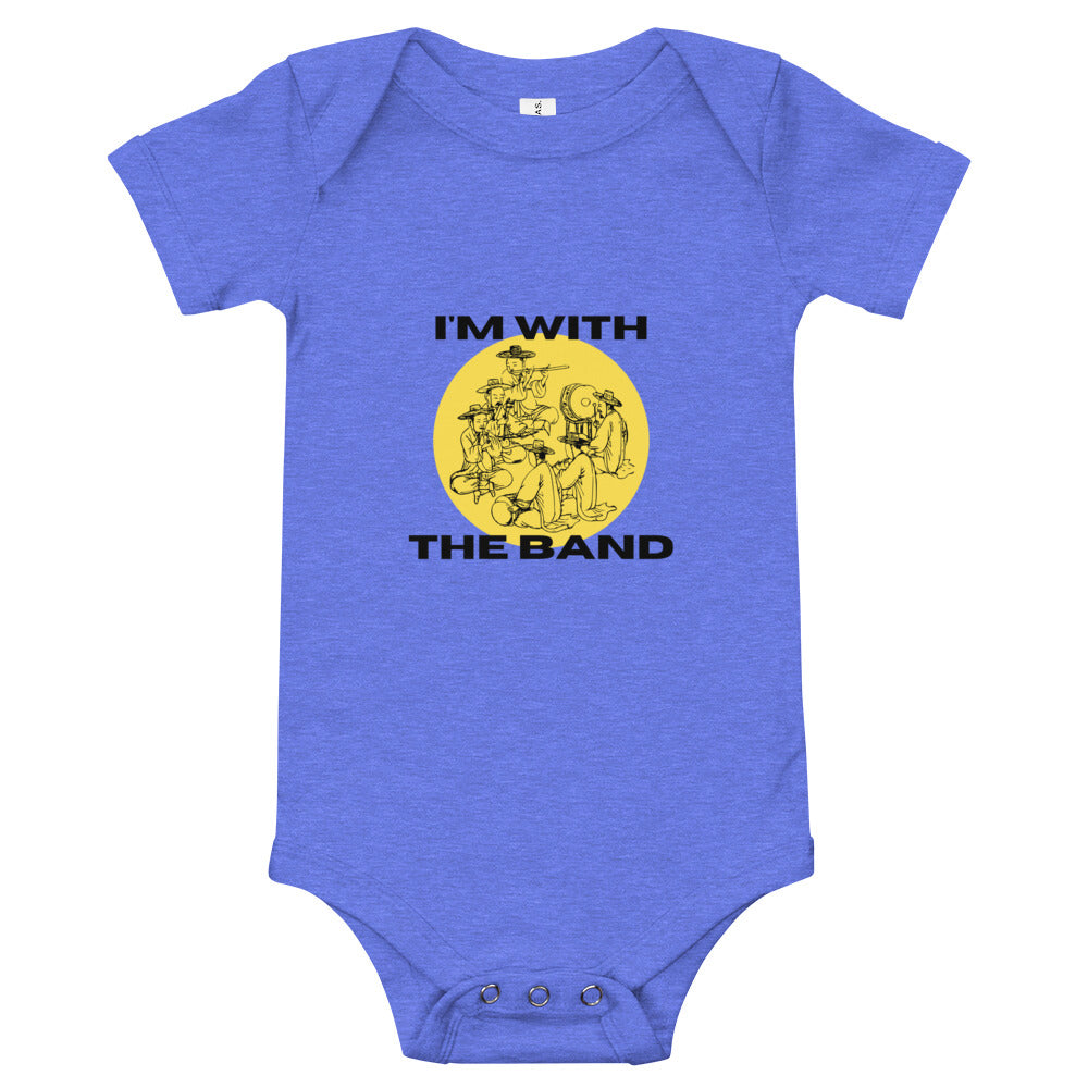 I'm With The Band Baby Onesie