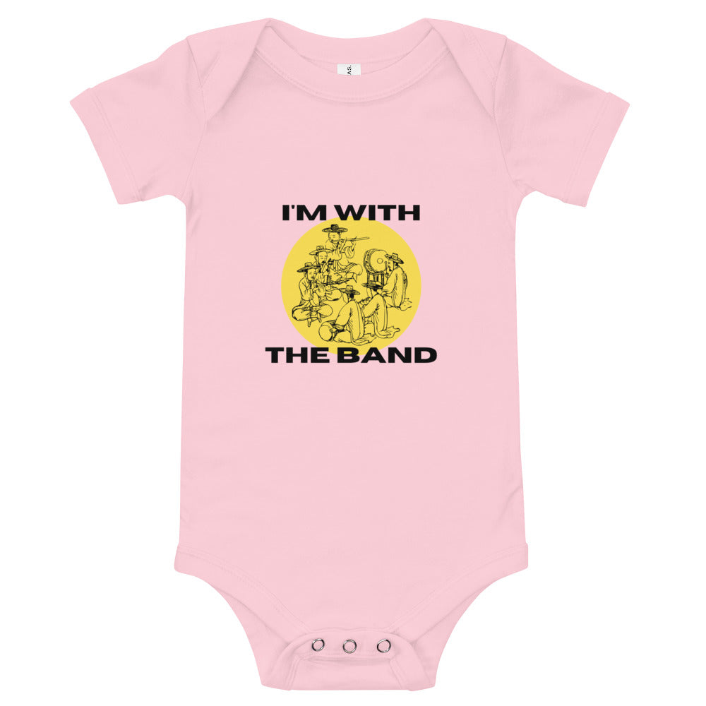I'm With The Band Baby Onesie