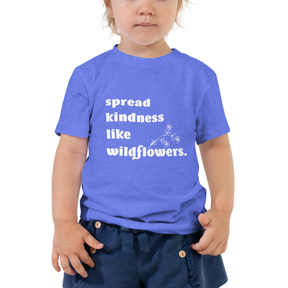 Spread Kindness Like Wildflowers Baby Onesie | Toddler Top