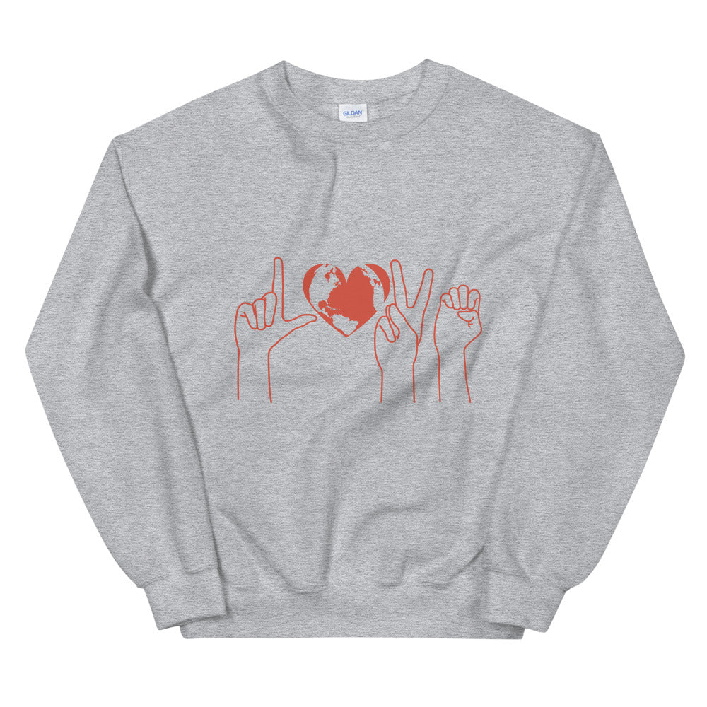 Love Sign Language Sweatshirt