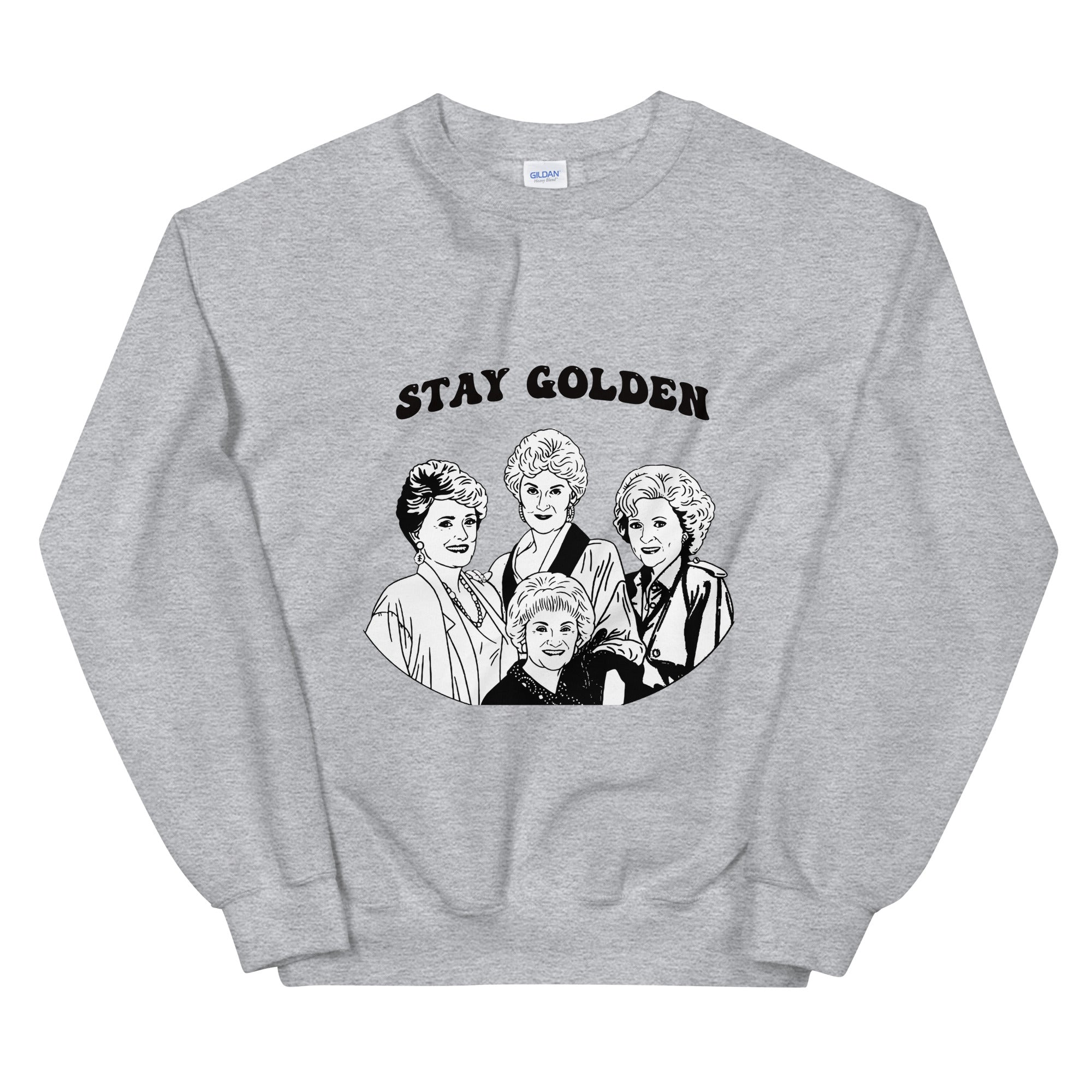 Golden Girls Betty White Sweatshirt Art by Monica Cohen